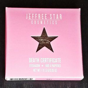 Jeffree Star Eyeshadow Single in Death Certificate